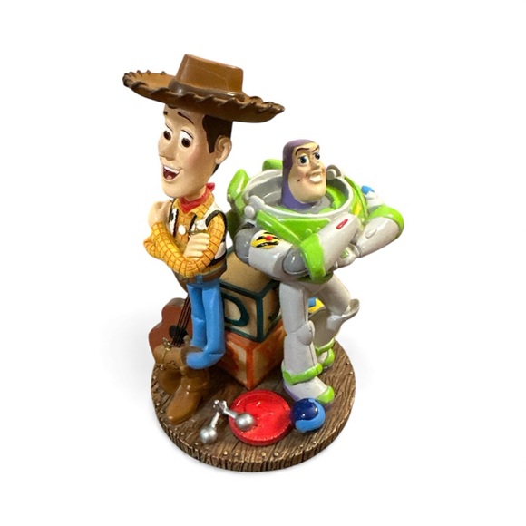 Vintage Toy Story Woody and Buzz Lightyear Bobblehead Figurine - Picture 3 of 3